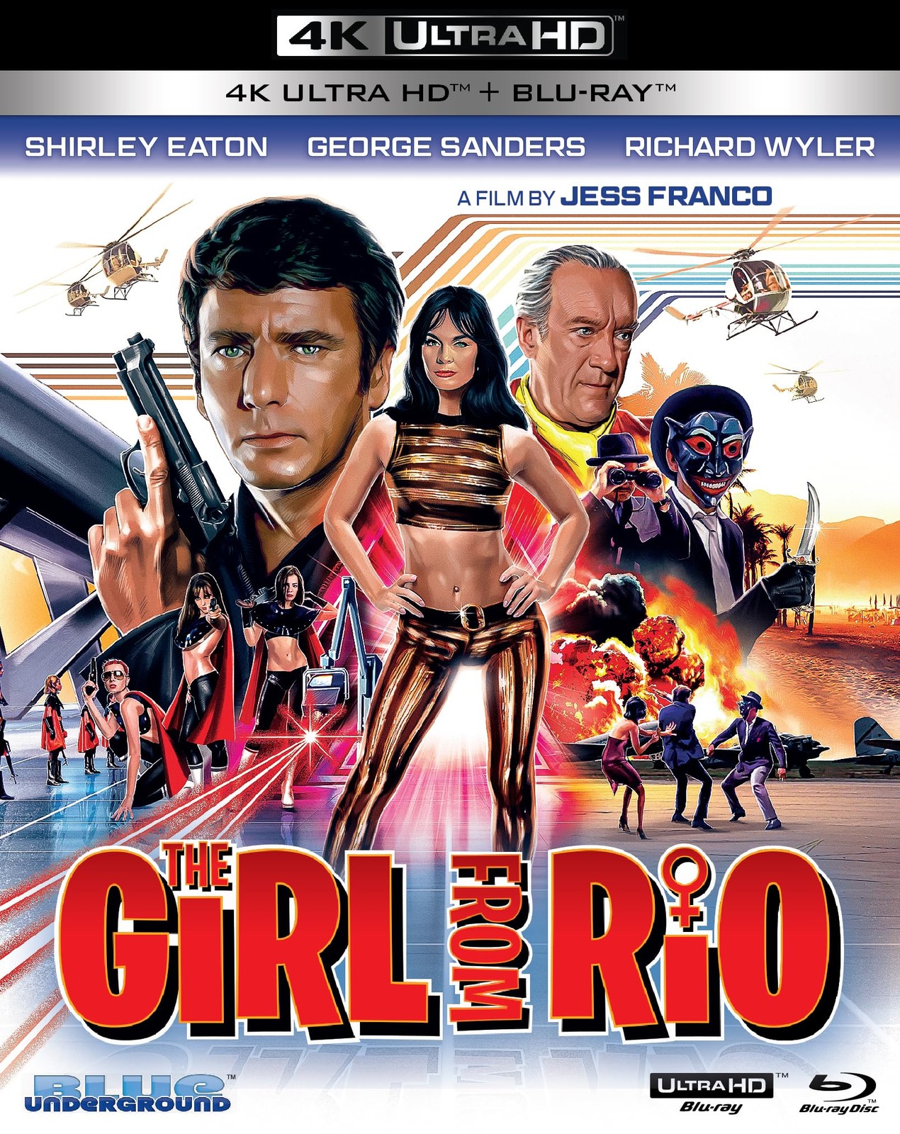 The Girl From Rio 4K Ultra HD (4K UHD Blu-ray) Shirley Eaton Richard Wyler