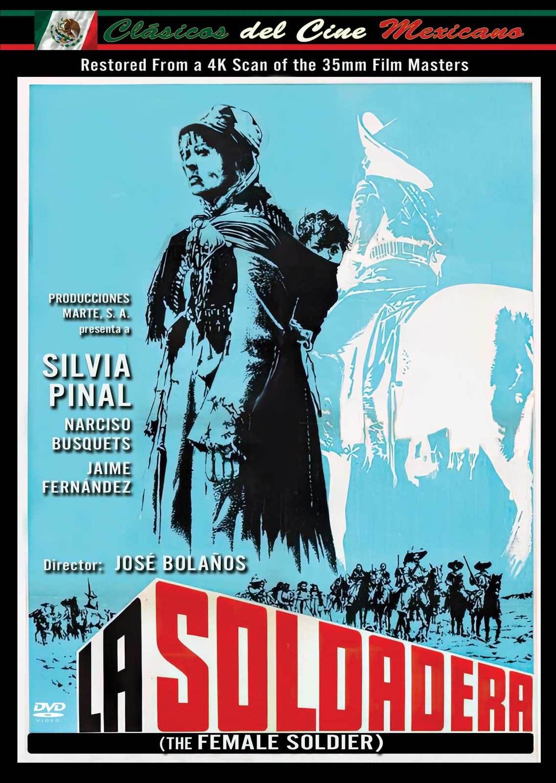 La Soldadera Spanish Language Version 4k Restoration (DVD) Jaime Fernández