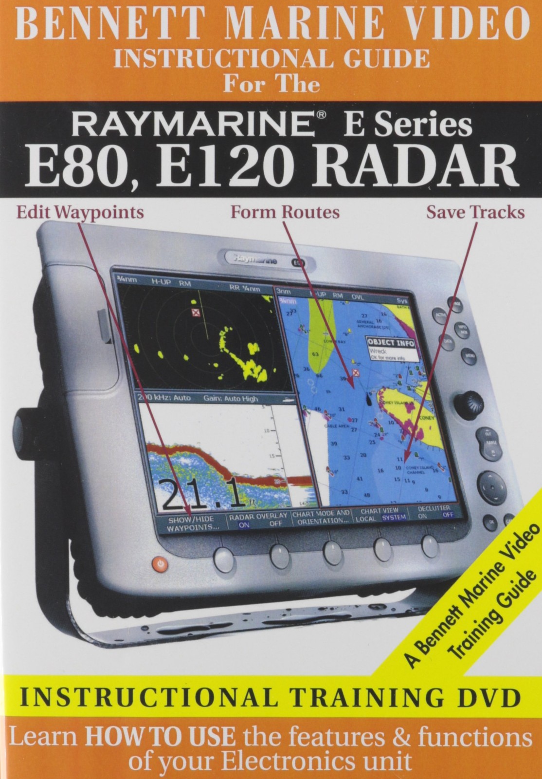 Raymarine E Series: E80,E120 Radar (DVD)