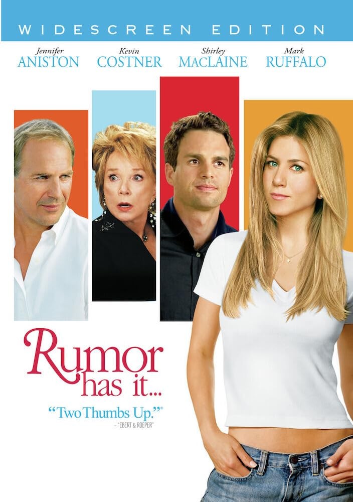 Rumor Has It... (DVD) Jennifer Aniston Mark Ruffalo Shirley MacLaine Rob Reiner