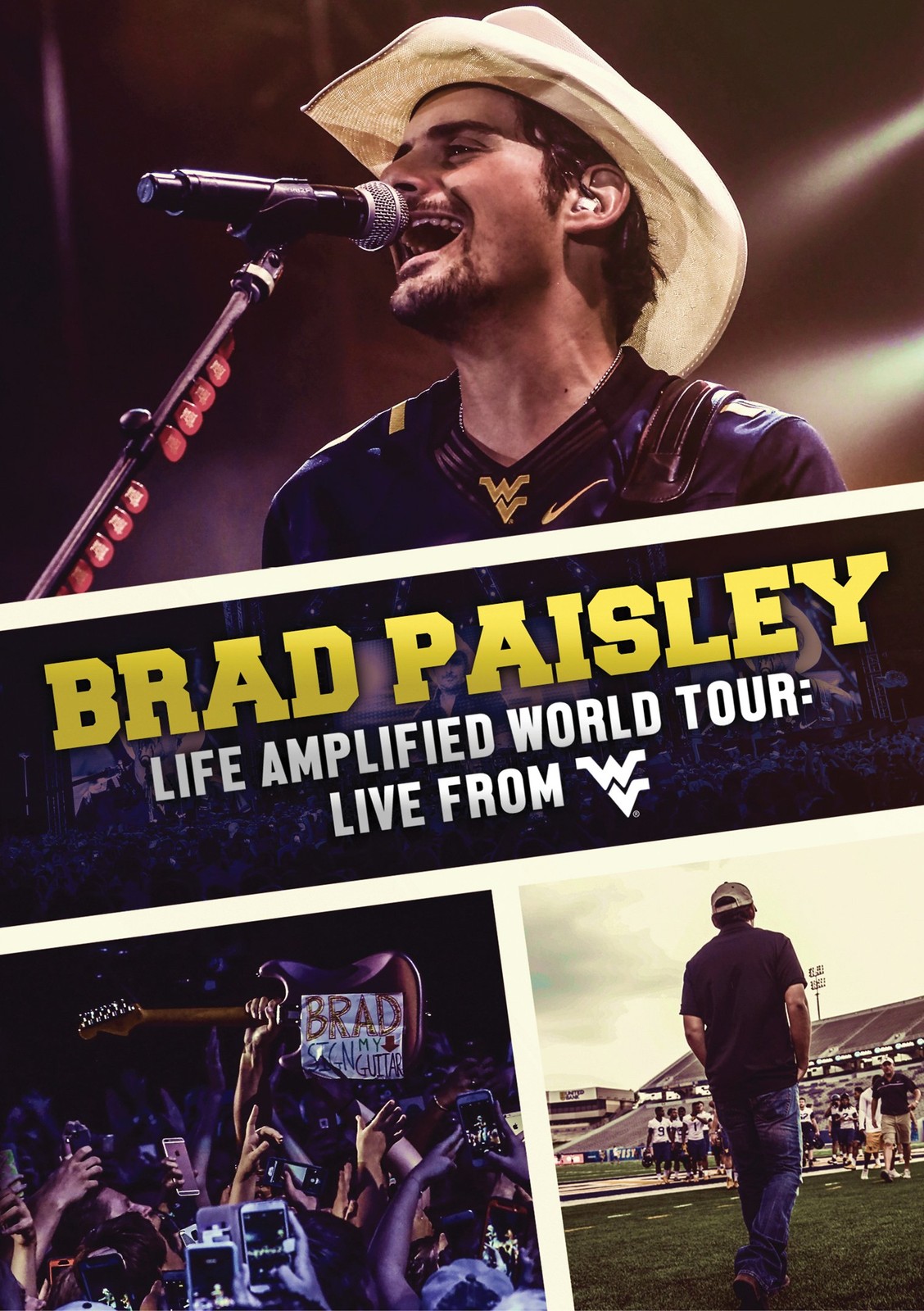 Life Amplified World Tour: Live From WVU (DVD) Brad Paisley