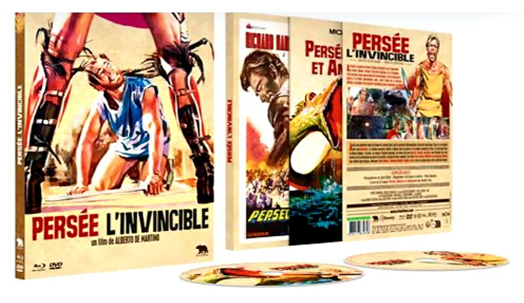 PERSEO L'INVINCIBILE COMBO BLU RAY+DVD AUDIO ITA🇮🇹