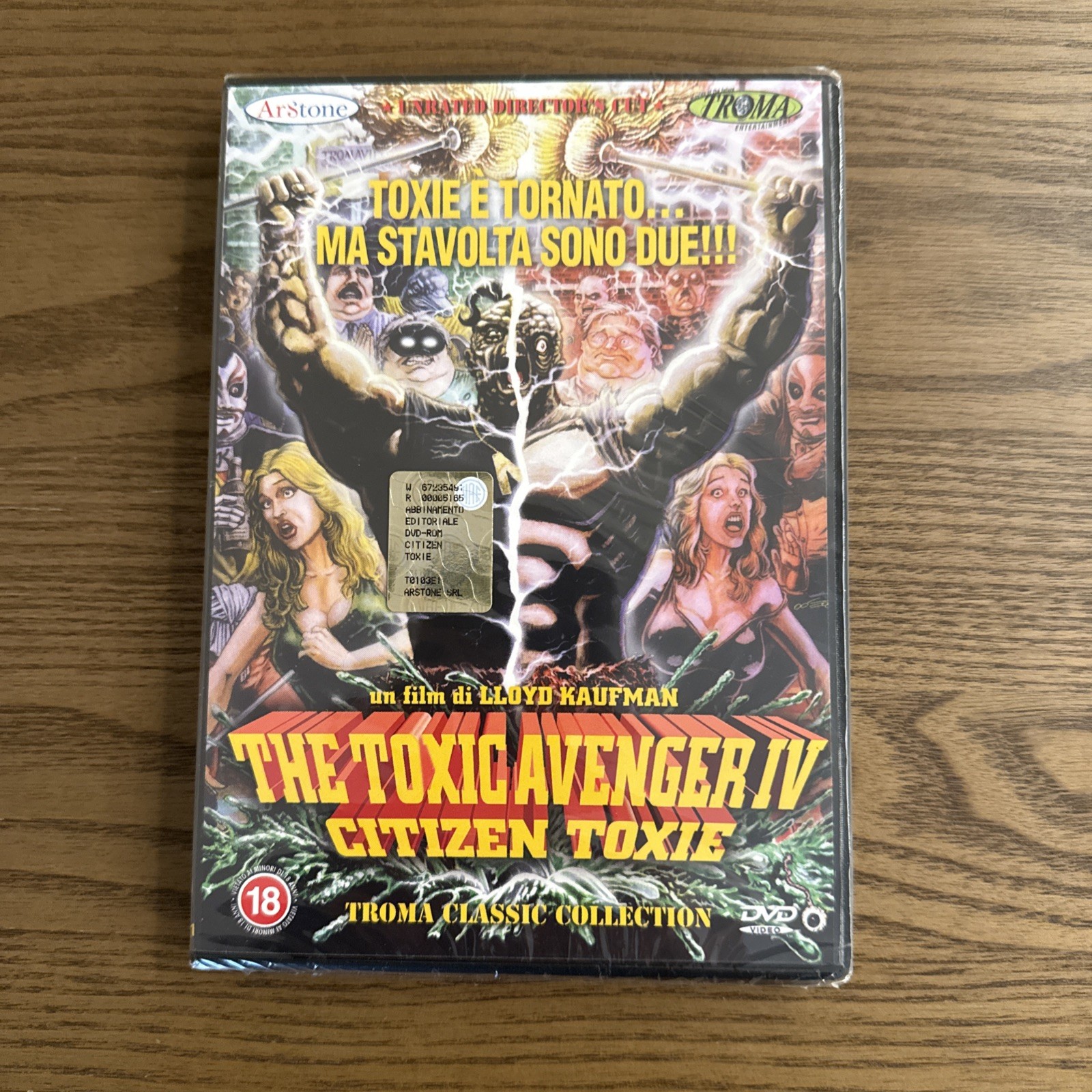 the toxic avenger IV citizen toxie DVD NUOVO