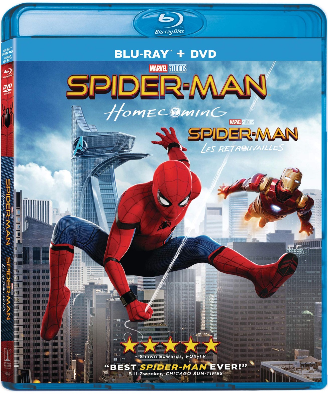 Spider-Man: Homecoming (Blu-ray + DVD) (Blu-ray) Tom Holland Robert Downey Jr.