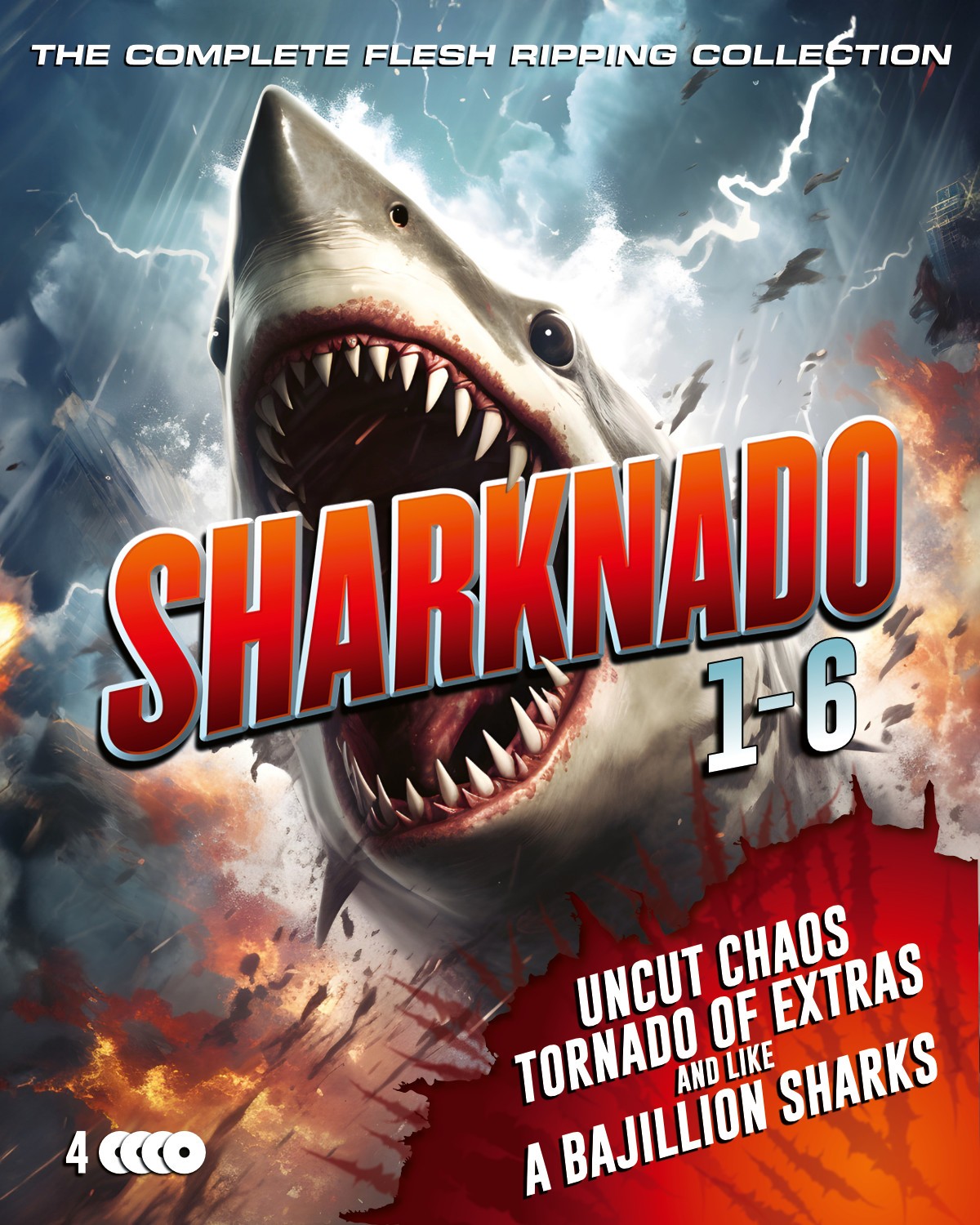 Sharknado: The Complete Collection (Blu-ray) Judah Friedlander Cassie Scerbo