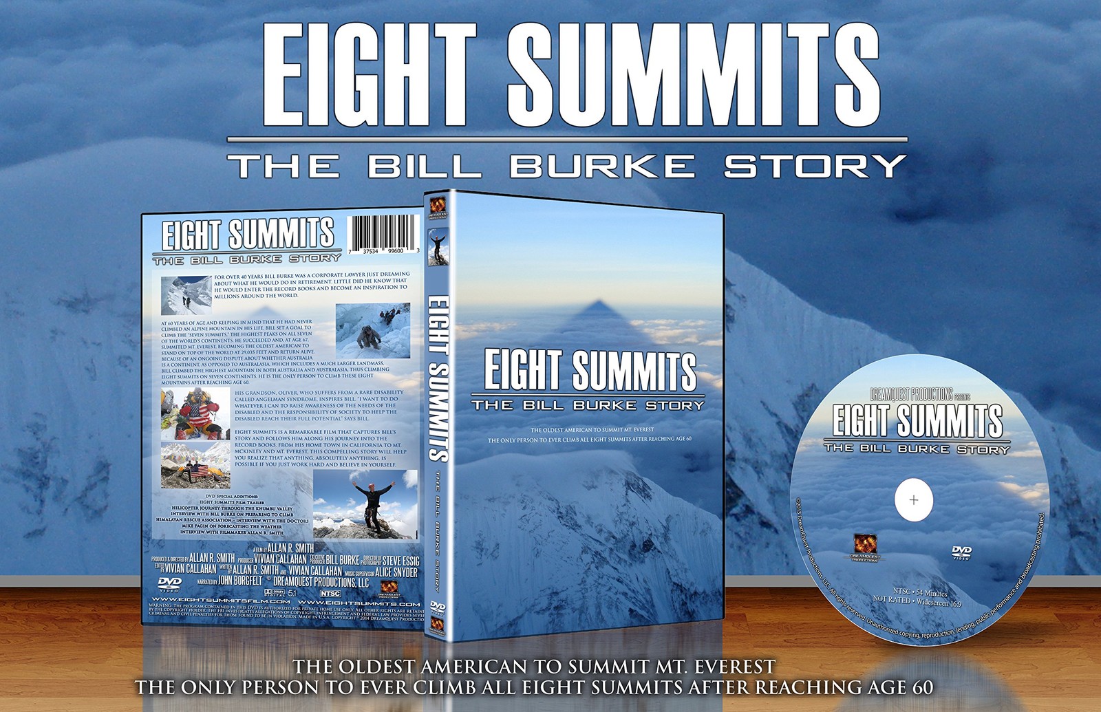 Eight Summits - The Bill Burke Story (DVD) Bill Burke Apa Sherpa Vern Tejas
