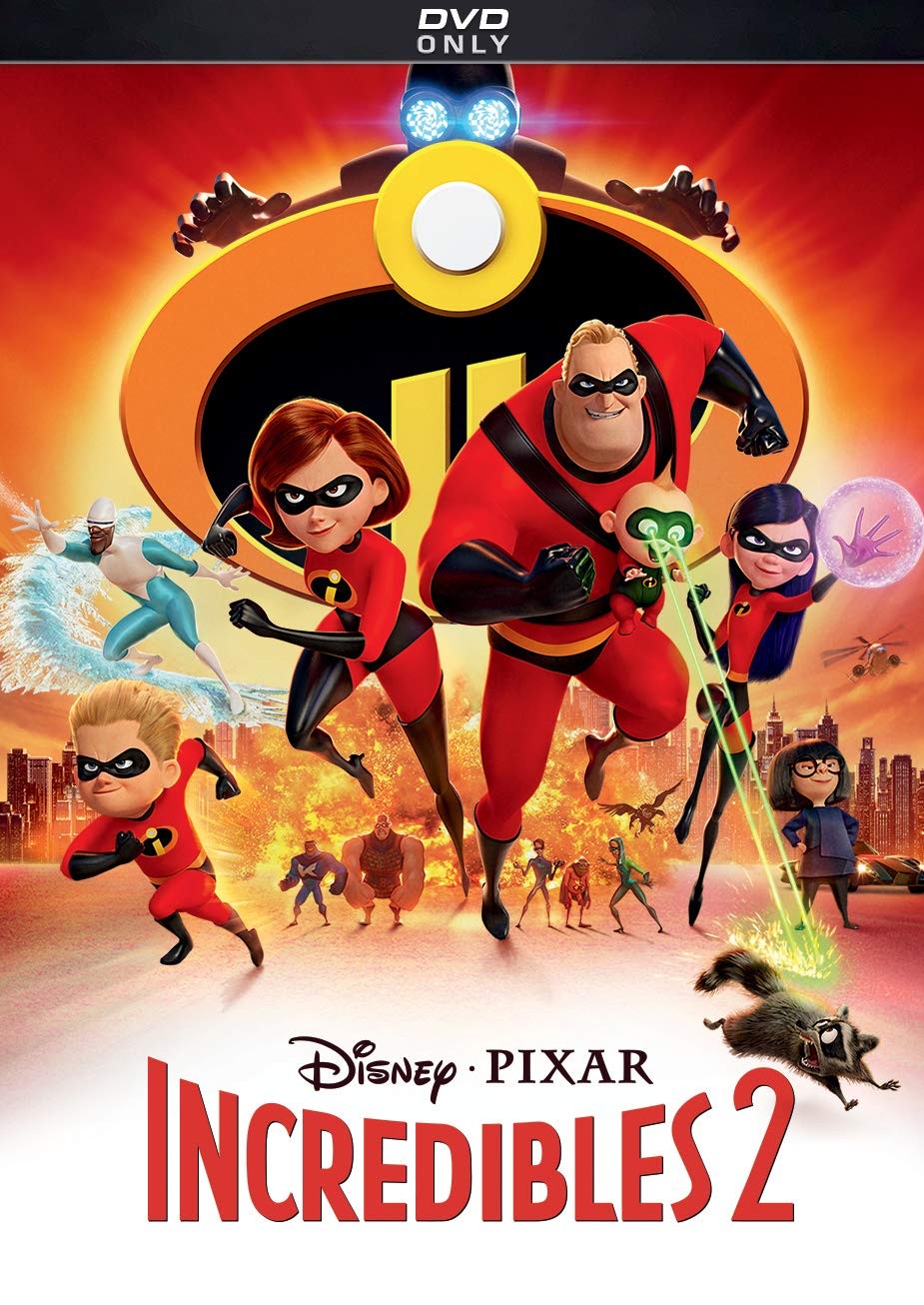 INCREDIBLES 2 (DVD) Craig T. Nelson Holly Hunter Sarah Vowell Huckleberry Milner