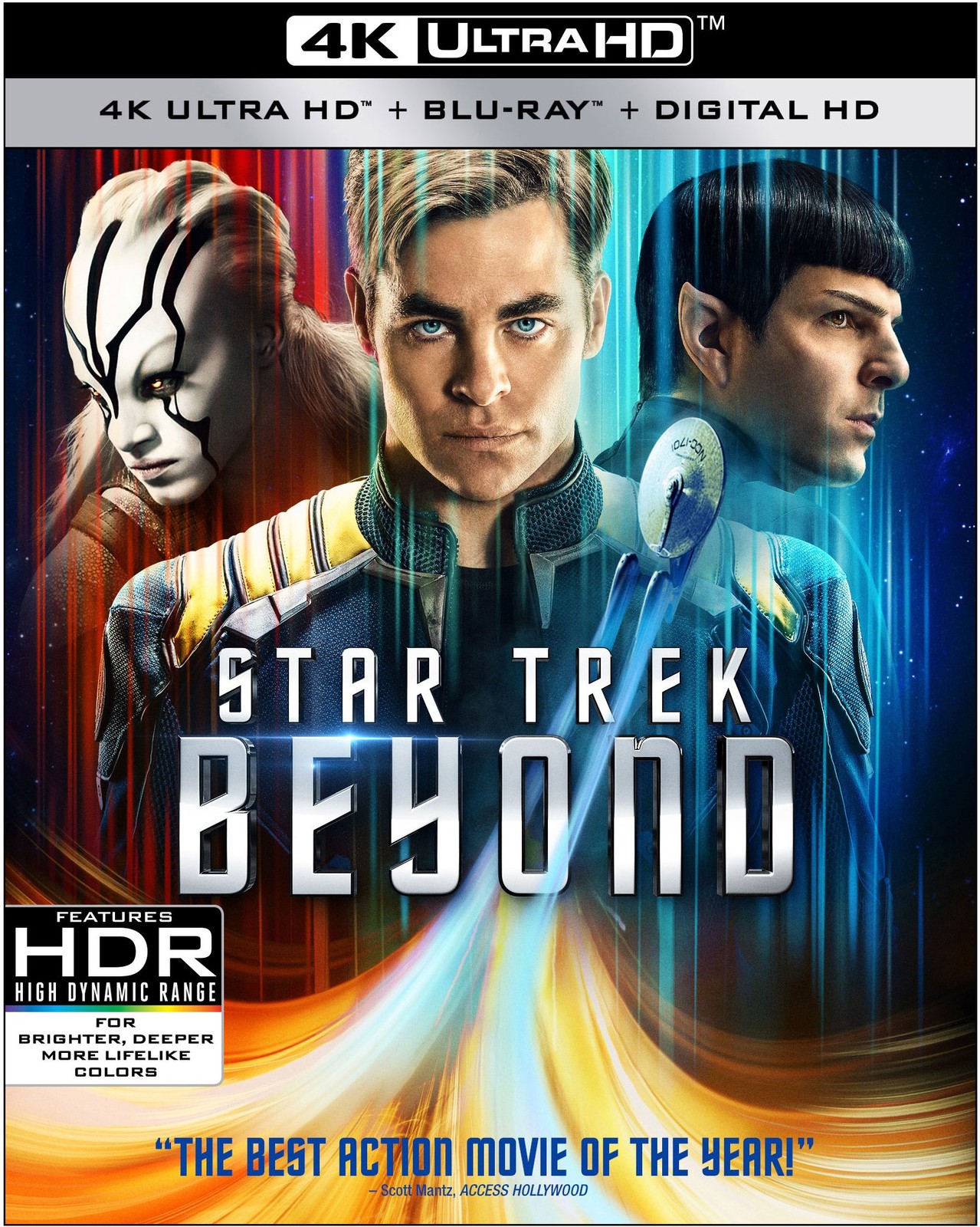 Star Trek Beyond (4K UHD/2D BD/Digital HD Combo) (4K UHD Blu-ray) Chris Pine