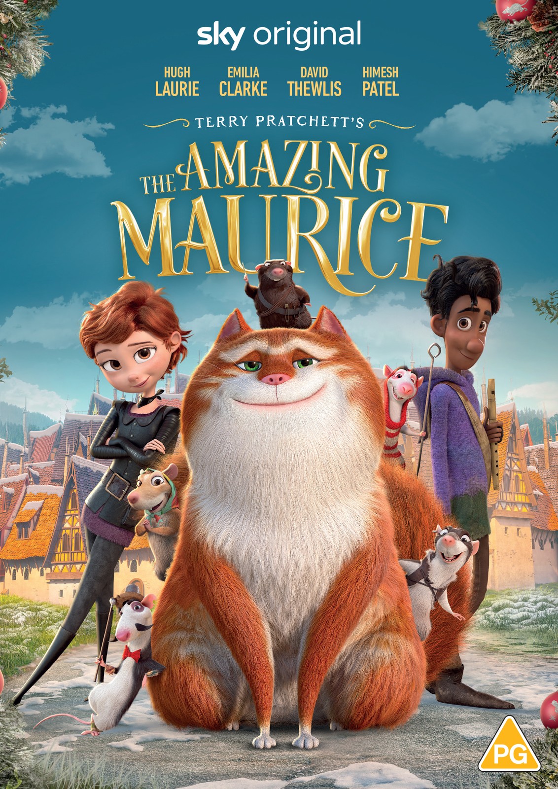 The Amazing Maurice (DVD) Hugh Laurie Emilia Clarke Toby Genkel