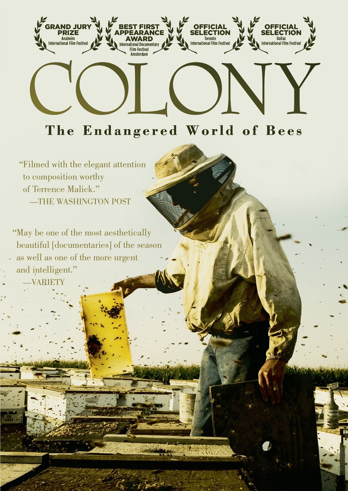 Colony: The Endangered World of Bees (DVD) Carter Gunn Ross McDonnell