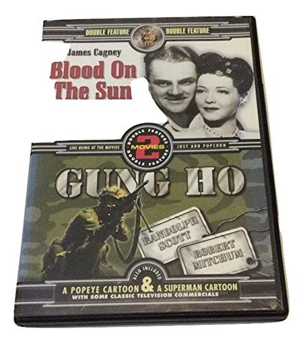 Blood On The Sun / Gung Ho (DVD) James Cagney Randolph Scott Robert Mitchum