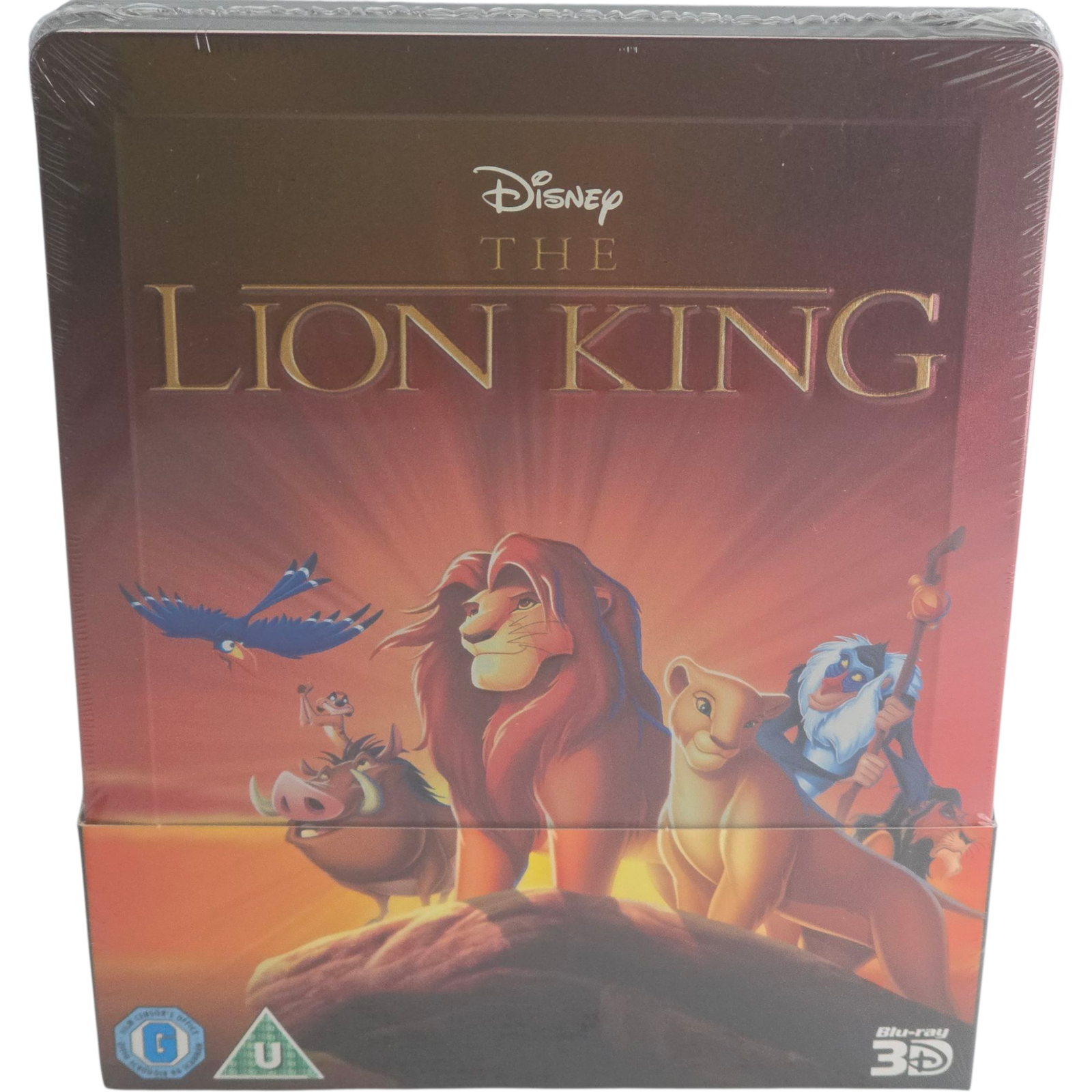 Il Re Leone Blu-Ray 3D + Blu-Ray Steelbook Zavvi Disney Limitata 2014 Libero