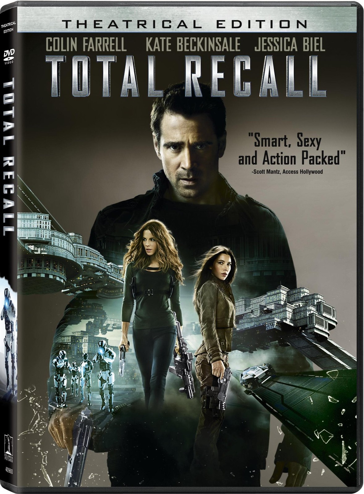 Total Recall (DVD) Colin Farrell Kate Beckinsale Jessica Biel Bryan Cranston