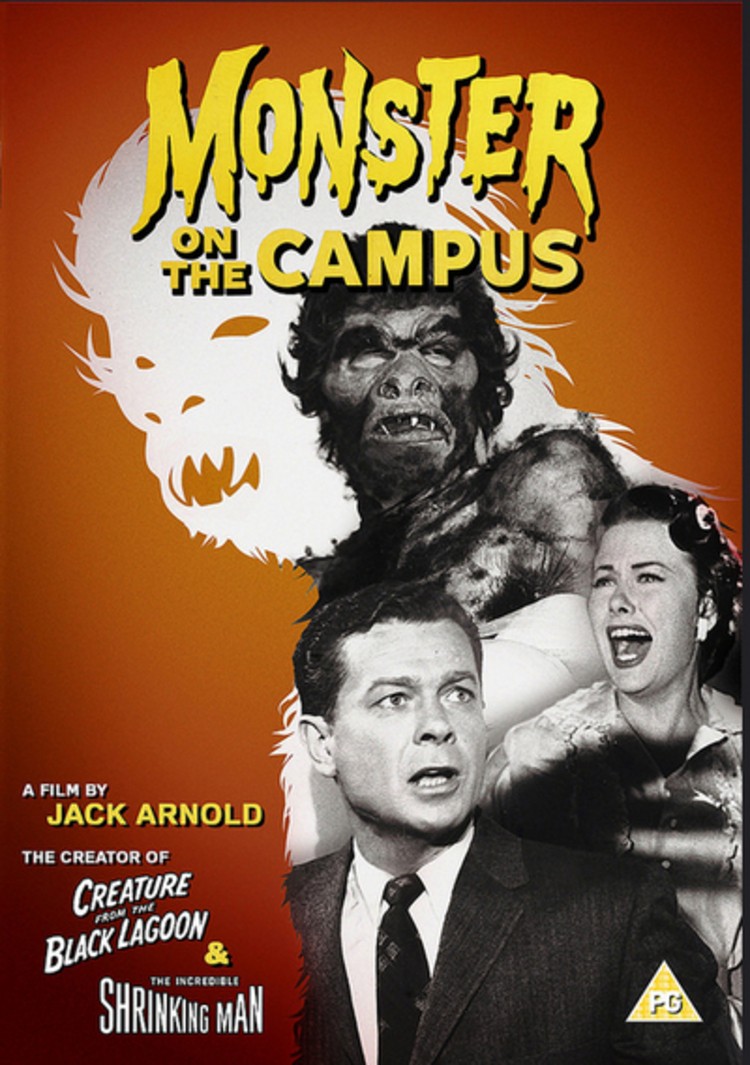 Monster On the Campus (DVD) Nancy Walters Eddie Parker Arthur Franz Joanna Moore