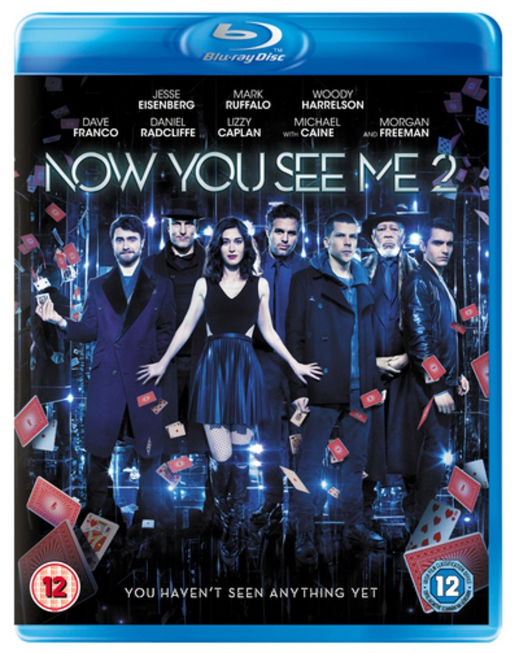Now You See Me 2 (Blu-ray) Lizzy Caplan Jay Chou Henry Lloyd-Hughes Dave Franco