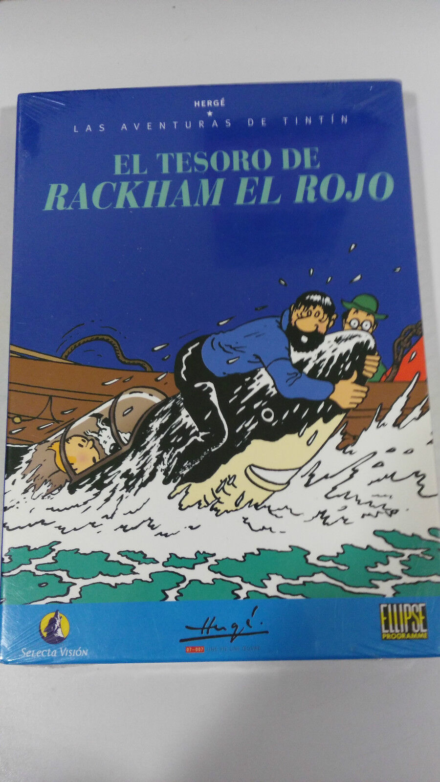 Tintin Le aventuras de Tintin el Tesoro de Rackham el Rosso DVD Selecta Nuovo Am
