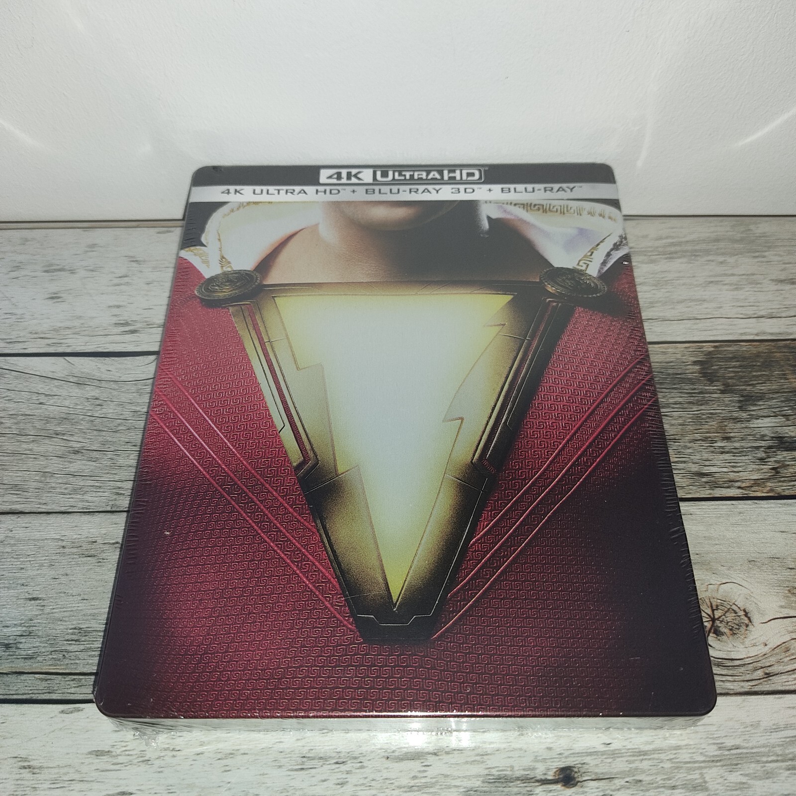 Shazam! 4K STEELBOOK [4K + 3D + 2D + COLONNA SONORA ORIGINALE] - NUOVO