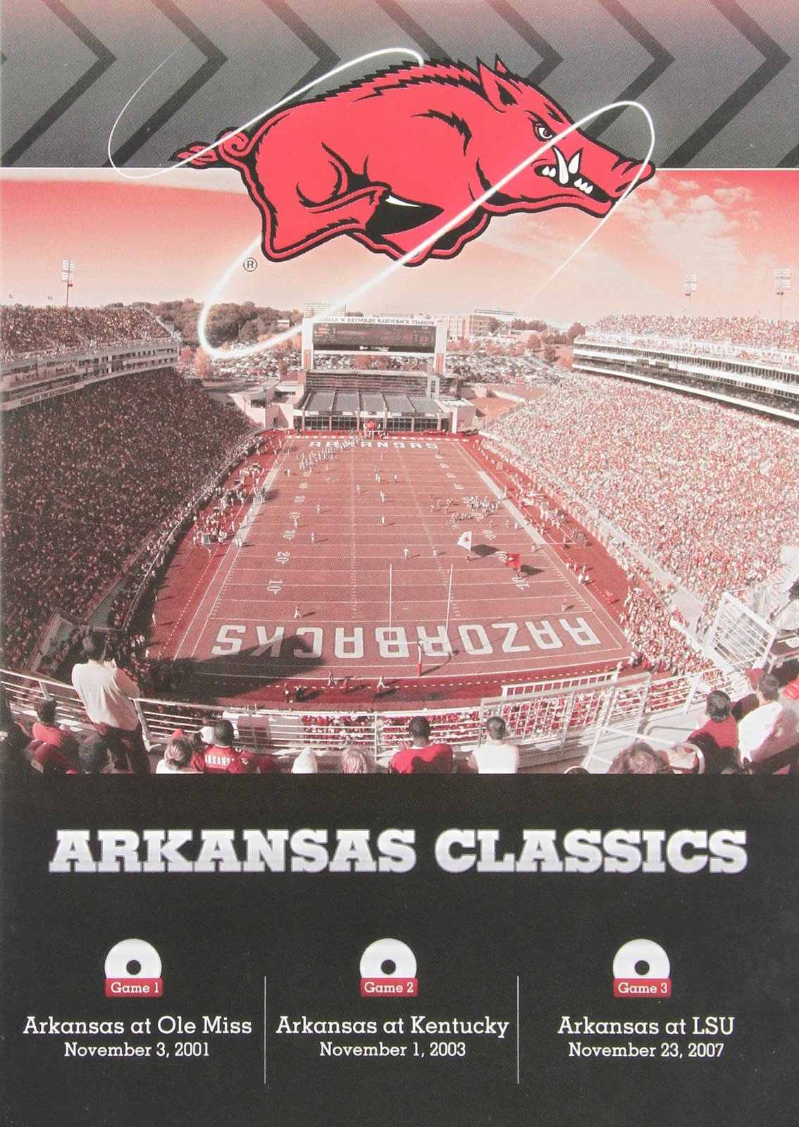 Arkansas SEC Classics 3-DVD Set (DVD) Arkansas Football Collegiate Images