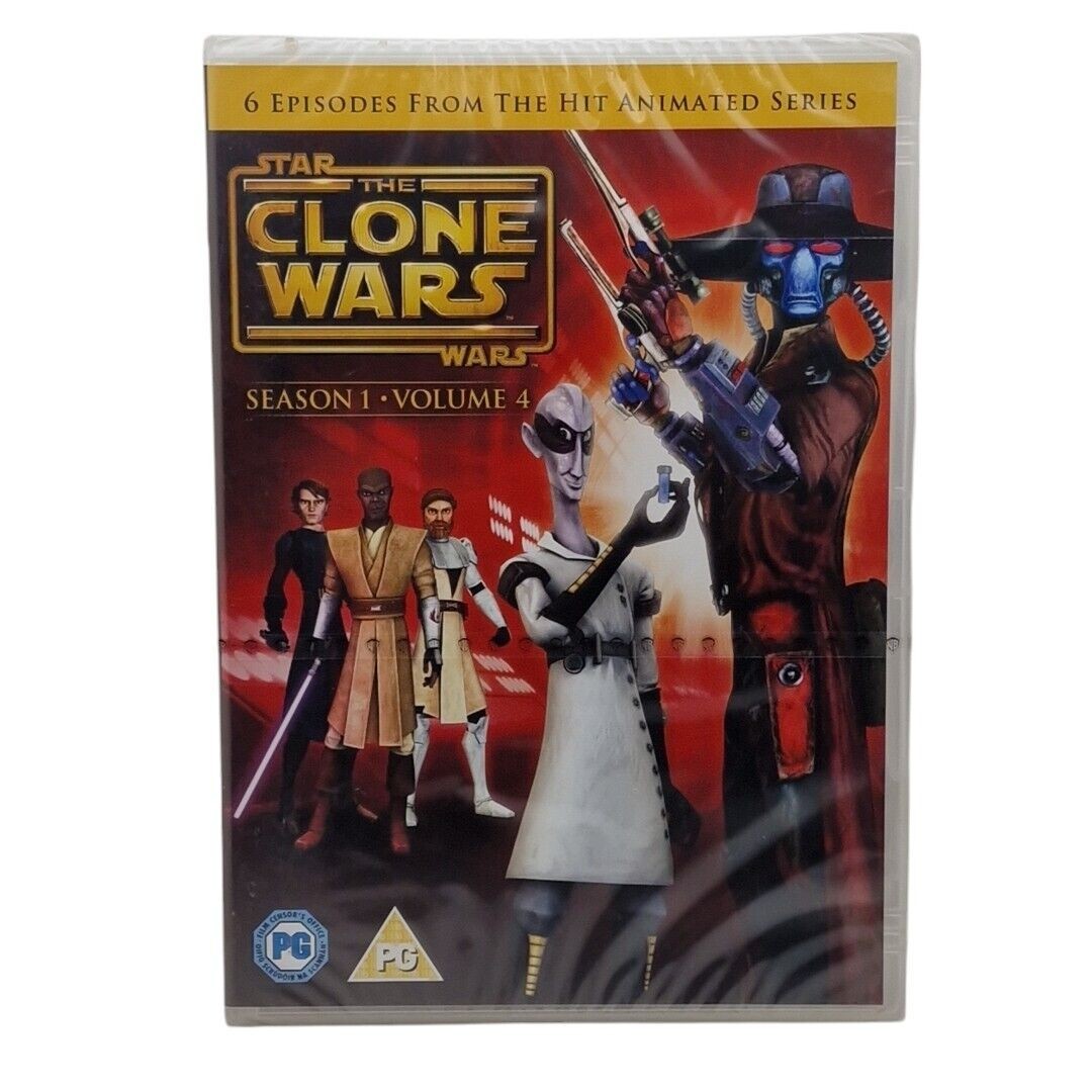 Star Wars - The Clone Wars - Series 1 Vol.4 (DVD, 2010) Region 2 Cert PG Warner