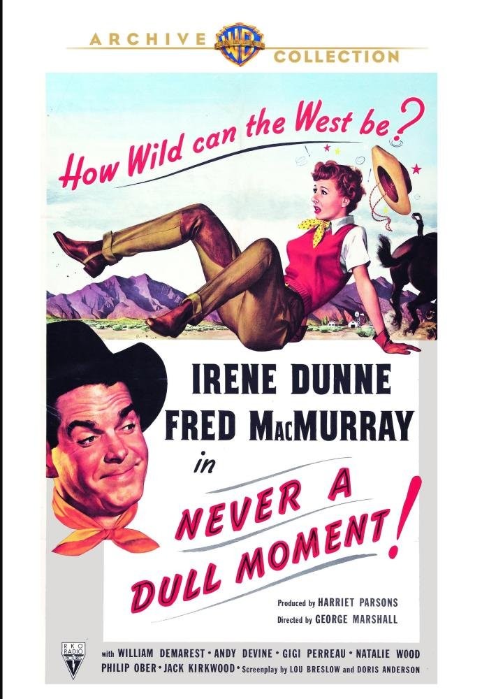 Never A Dull Moment! (DVD) Irene Dunne Jack Kirkwood Natalie Wood Phillip Ober