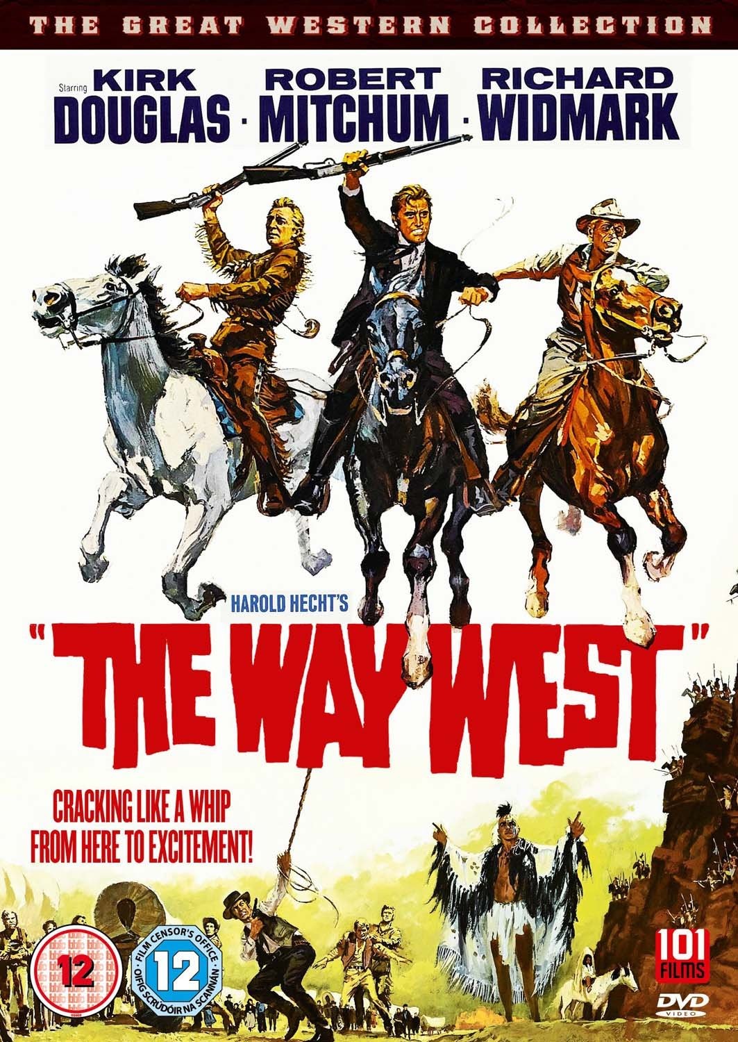 The Way West (DVD) Kirk Douglas Robert Mitchum Richard Widmark