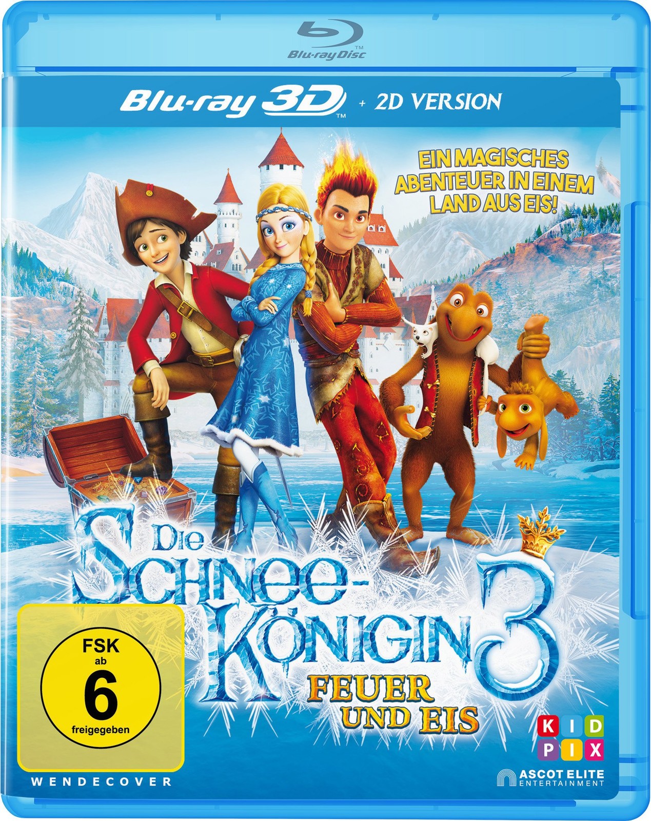 Die Schneekönigin 3 - Feuer und Eis (inkl. 2D-Version) (Blu-ray)