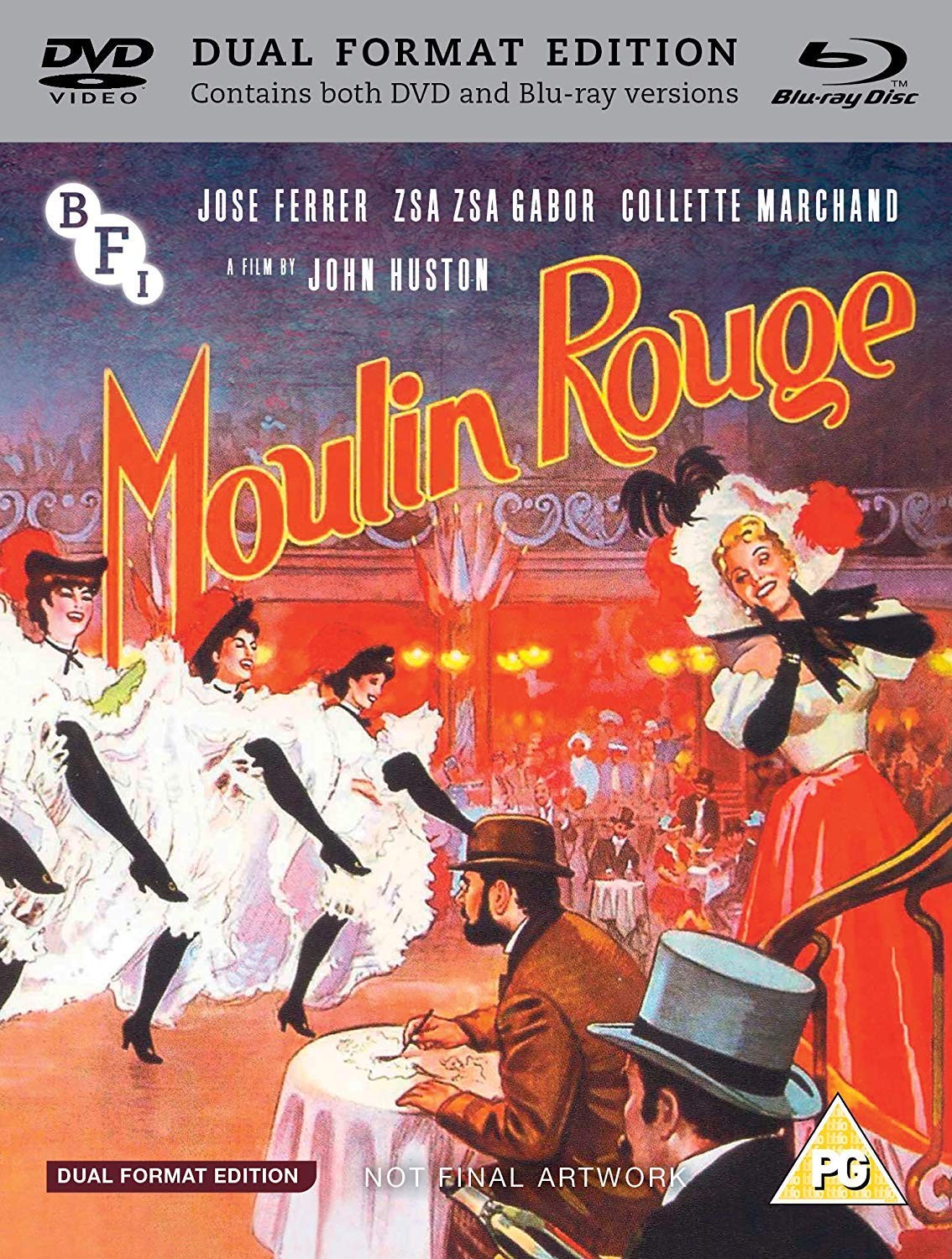 Moulin Rouge (1952) (Blu-ray) Zsa Zsa Gabor Jose Ferrar Colette Marchand