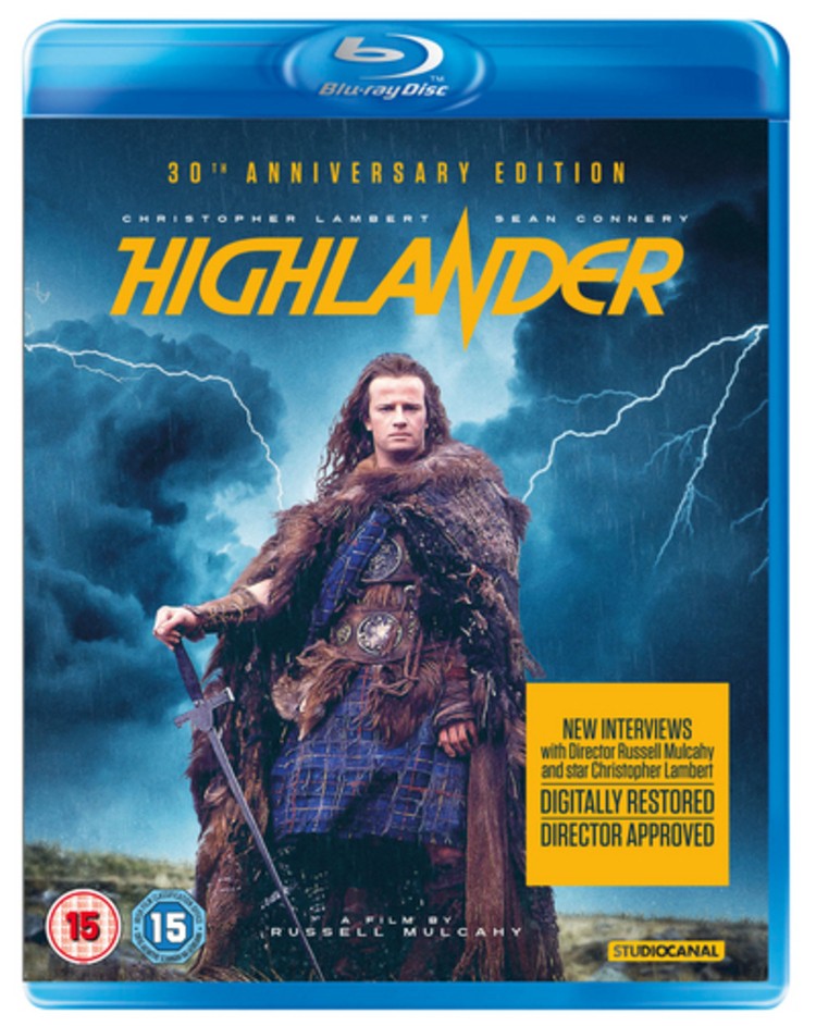Highlander (Blu-ray) Christopher Malcolm James Cosmo Sheila Gish Roxanne Hart