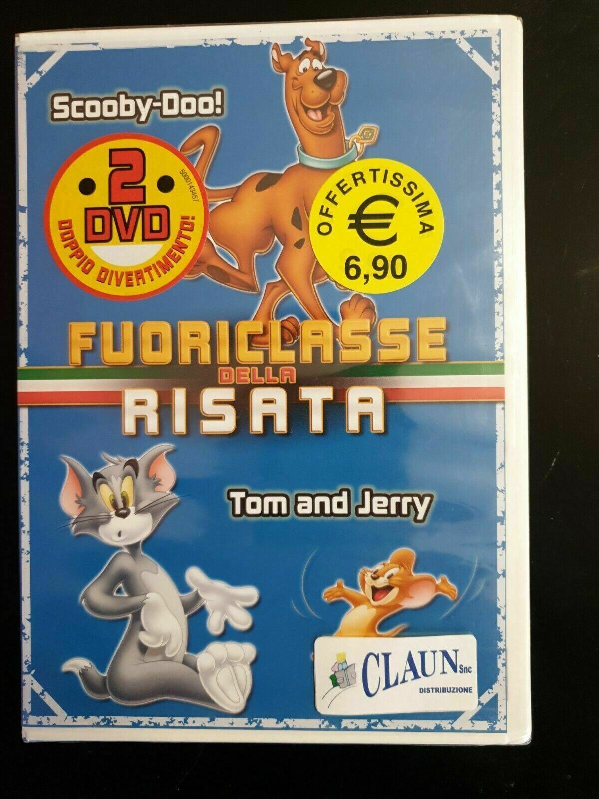 Scooby-Doo Tom and Jerry-Fuoriclasse della risata.2 Dischi DVD Nuovo