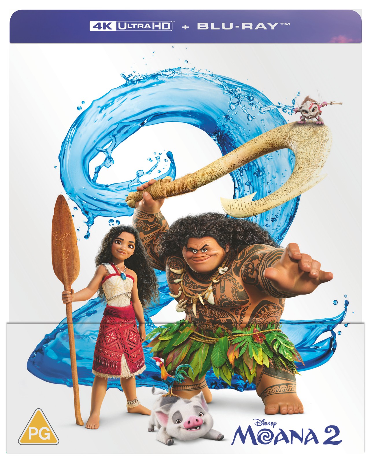 Disney's Moana 2 4K UHD + Blu-ray  Steelbook (4K UHD Blu-ray) Auli'I Cravalho