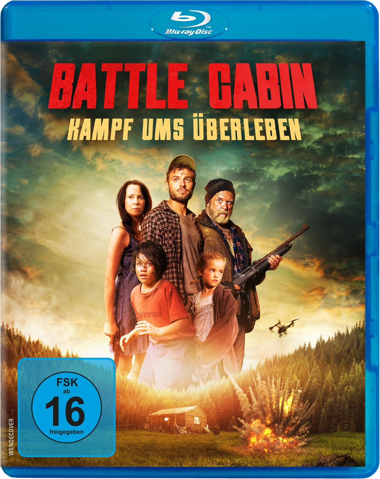 Battle Cabin - Kampf Ums Überleben (Blu-ray) Mckenzie Josh Hurst Michael Fisher