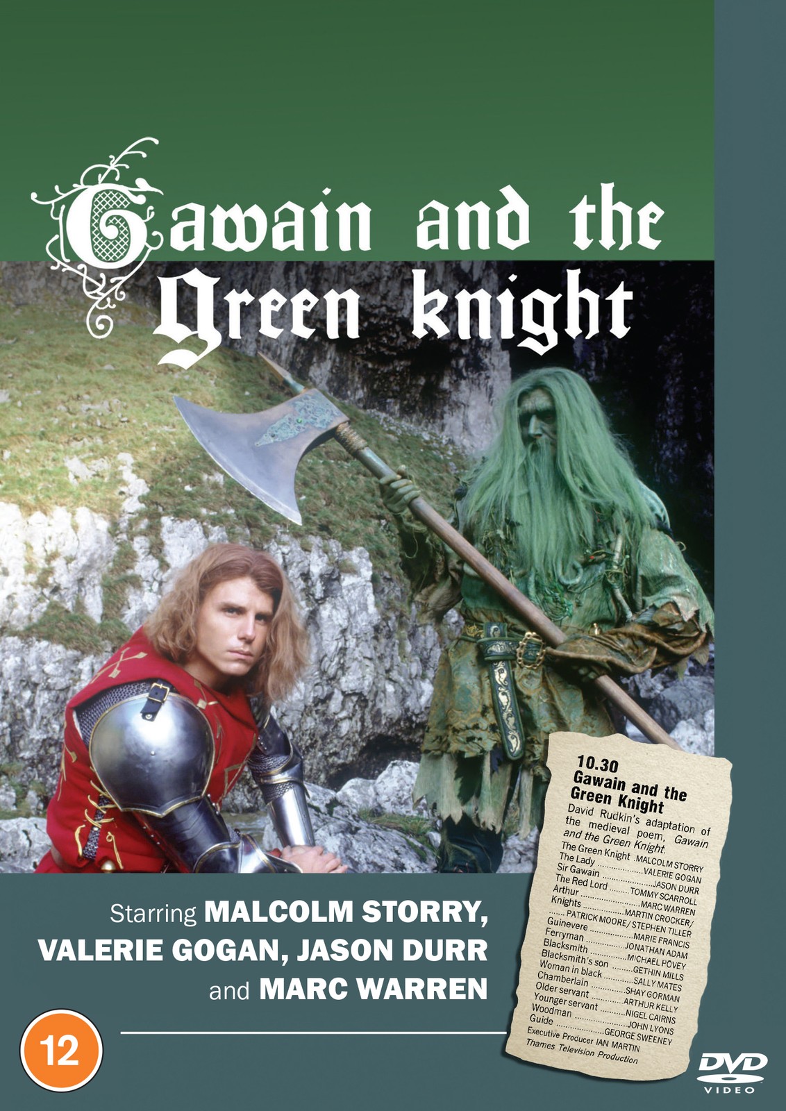 Gawain and the Green Knight (DVD) Jason Durr Malcolm Storry Martin Crocker