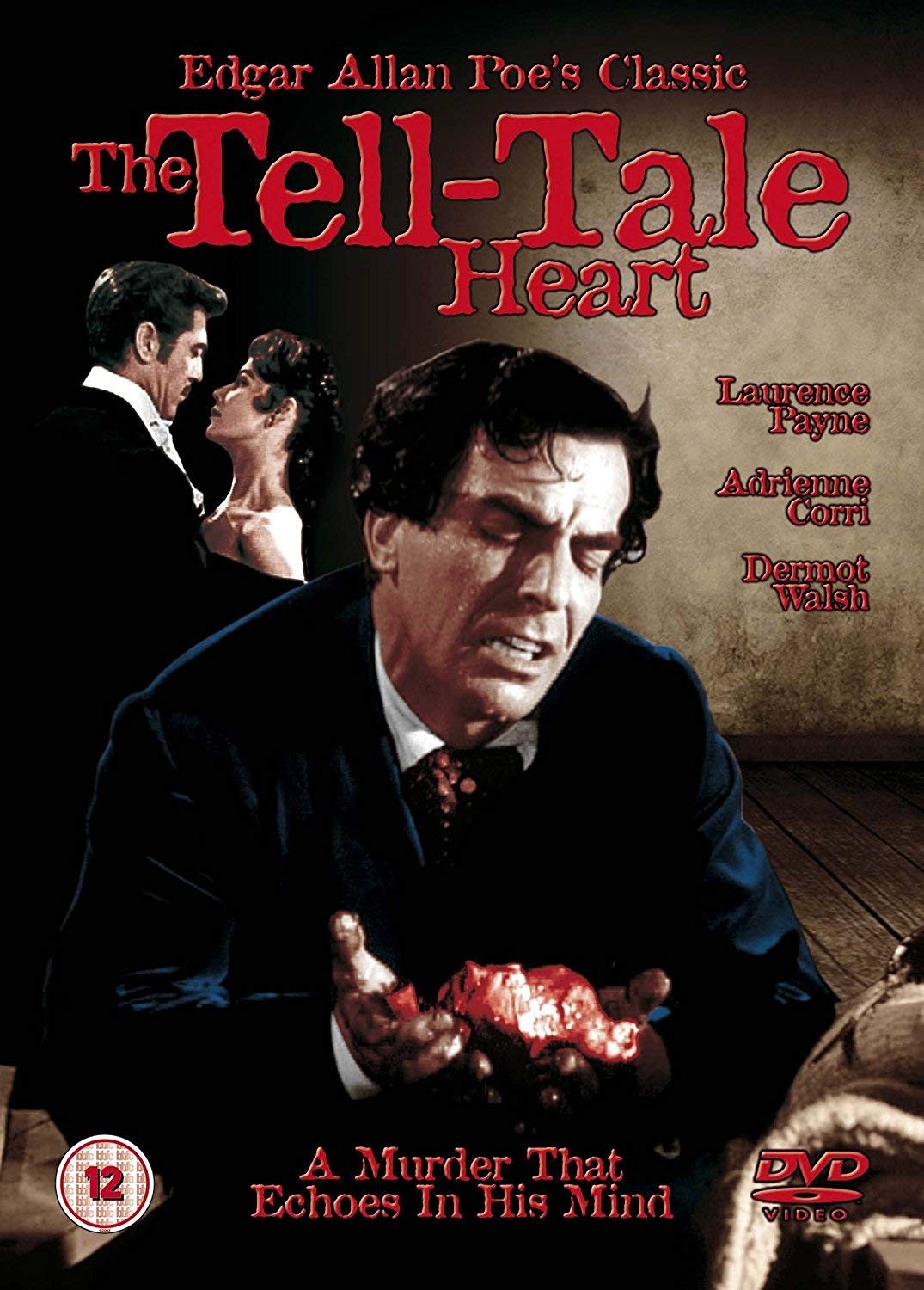 The Tell-Tale Heart (DVD) Dermot Walsh Laurence Payne Adrienne Corri John Scott