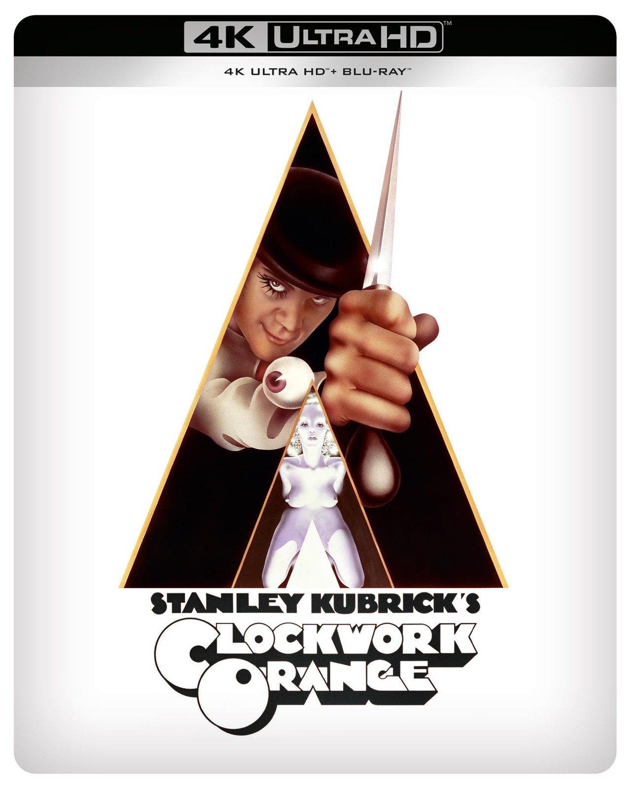 A Clockwork Orange Steelbook (4K UHD Blu-ray) Malcom McDowell Stanley Kubrick