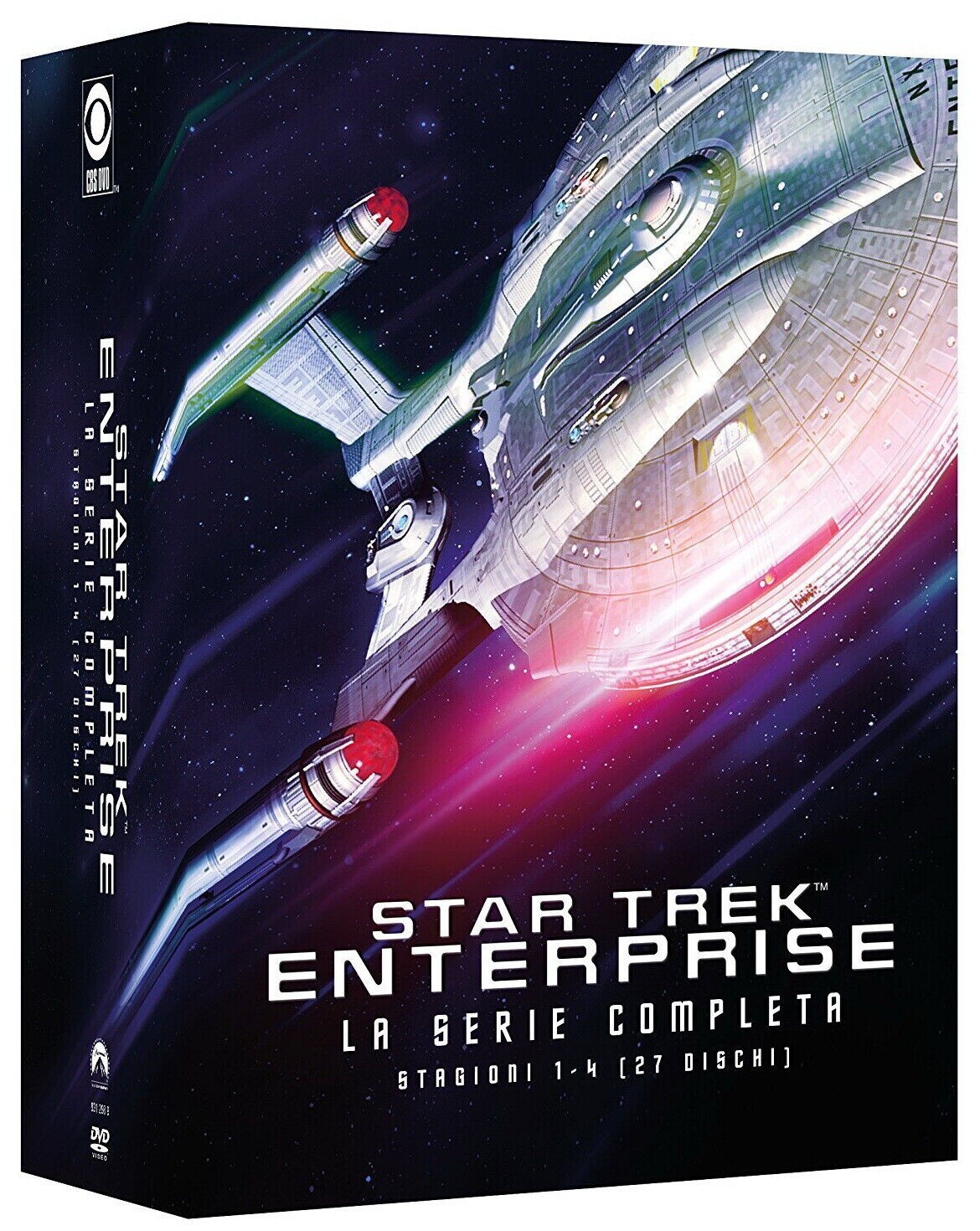 STAR TREK ENTERPRISE: Stagioni 1-4 27 dischi DVD NUOVO
