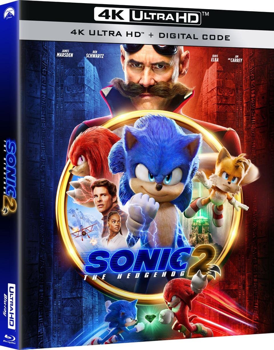 Sonic The Hedgehog 2 (4K UHD Blu-ray) James Marsden Ben Schwartz Tika Sumpter
