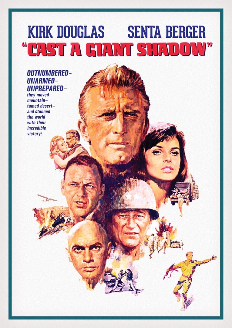 Cast a Giant Shadow (DVD) Kirk Douglas Senta Berger Melville Shavelson