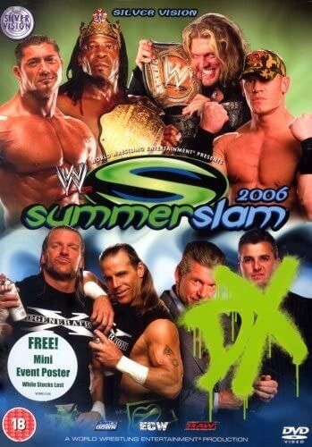 Wwe Summerslam 2006 DVD Nuovo Sigillato UK Versione