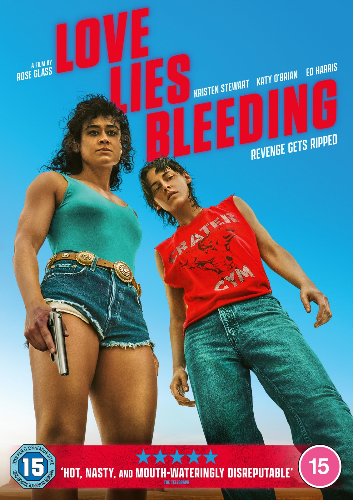 Love Lies Bleeding (DVD) Ed Harris Katy M. O'Brian Kristen Stewart