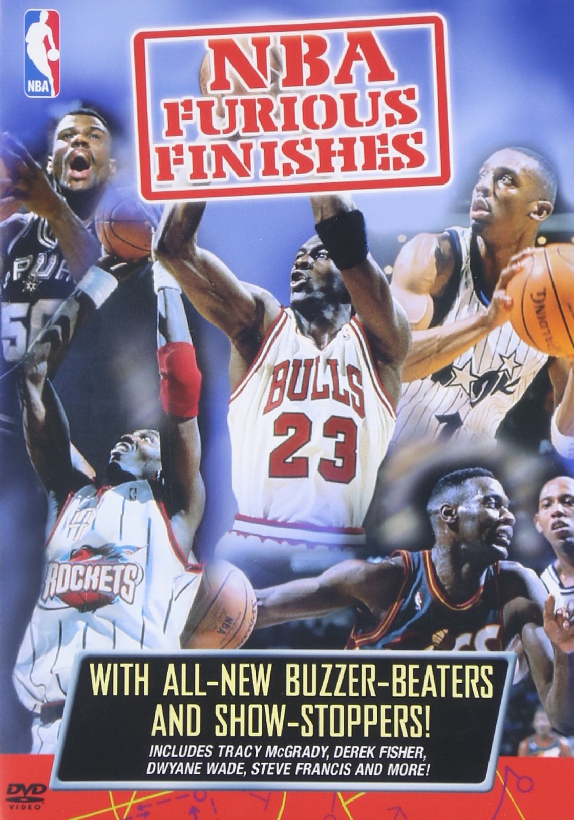Nba Furious Finishes (DVD) Michael Jordan Tracy McGrady Derek Fisher Dwyane Wade