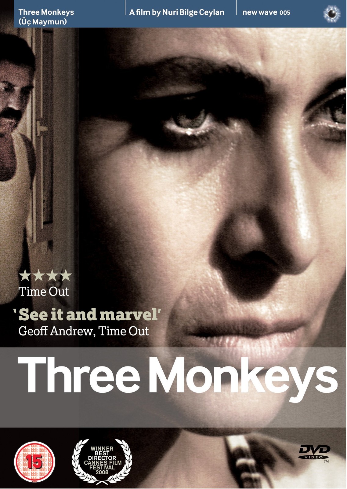 Three Monkeys (DVD) Yavuz Bingol Hatice Aslan Ahmet Rifat Sungar Ercan Kesal