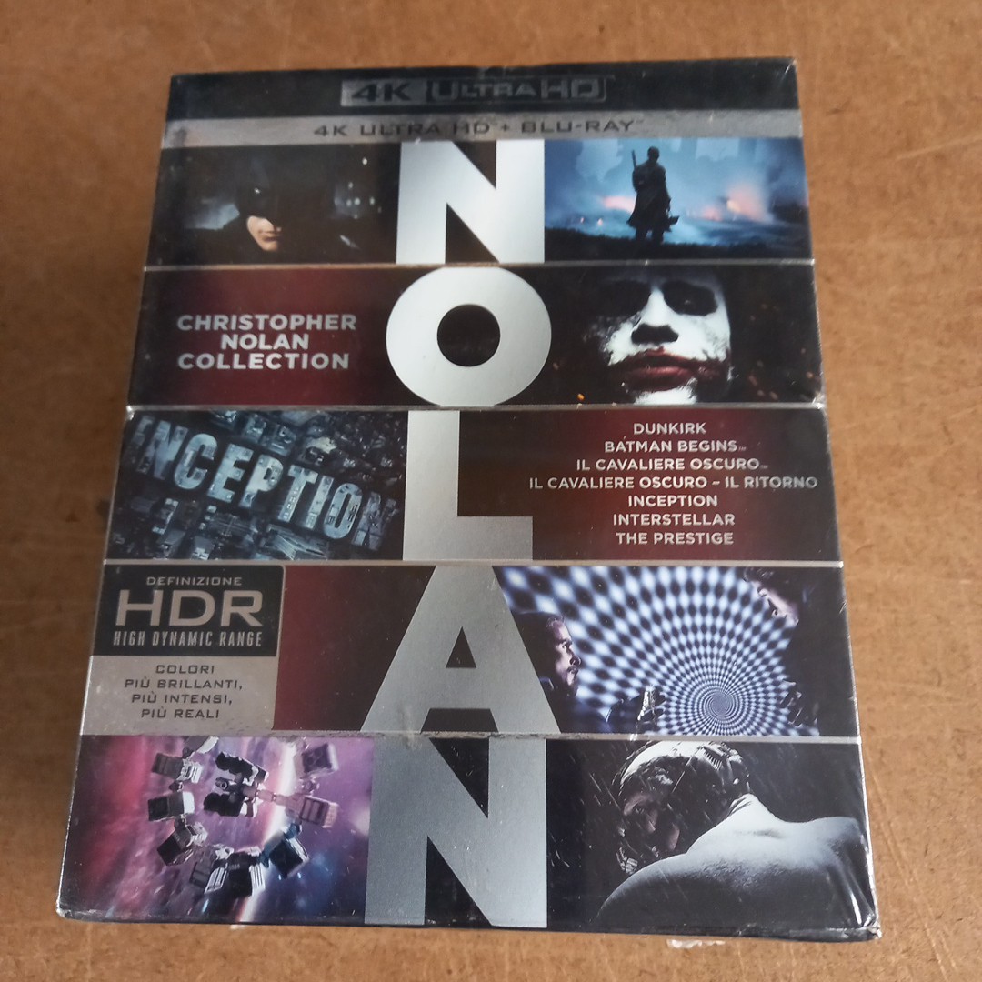 Christopher Nolan Collection (7 4K Ultra HD + 14 Blu-Ray Disc)fuori Catalogo!!!!