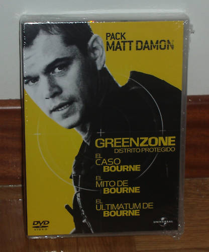 Trilogia Bourne + Green Zone 4 Film DVD Nuovo Sigillato R2