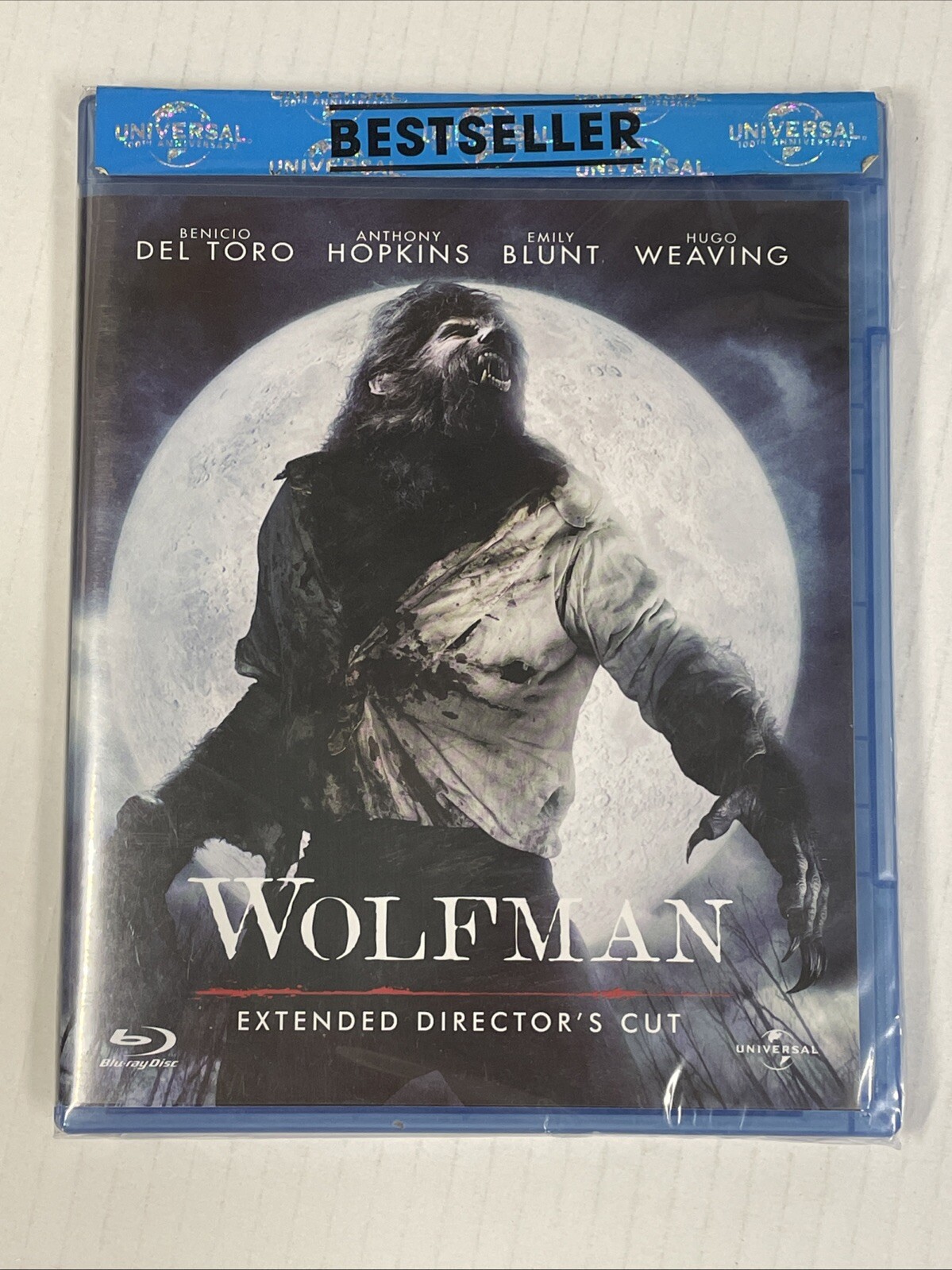 WOLFMAN (2010) blu ray nuovo  - extended director's cut   BENICIO DEL TORO