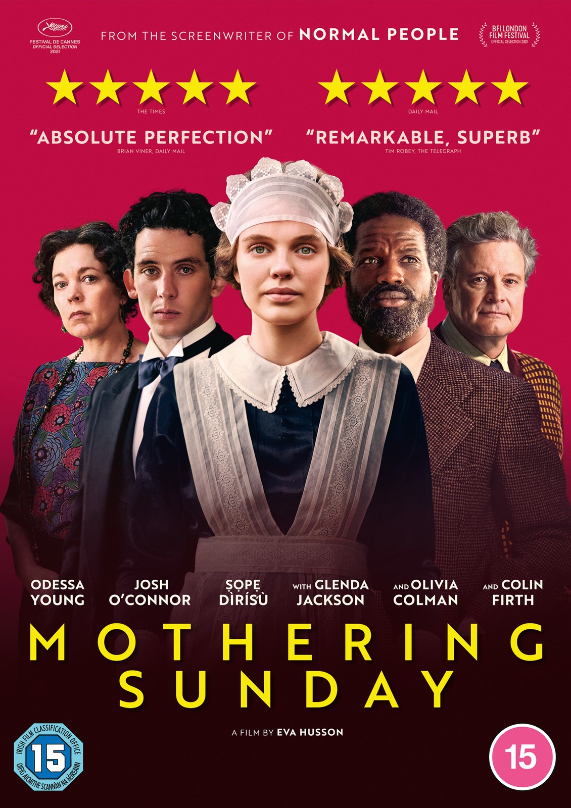 Mothering Sunday (DVD) Simon Shepherd Josh O'Connor Sope Dìrísù Craig Crosbie