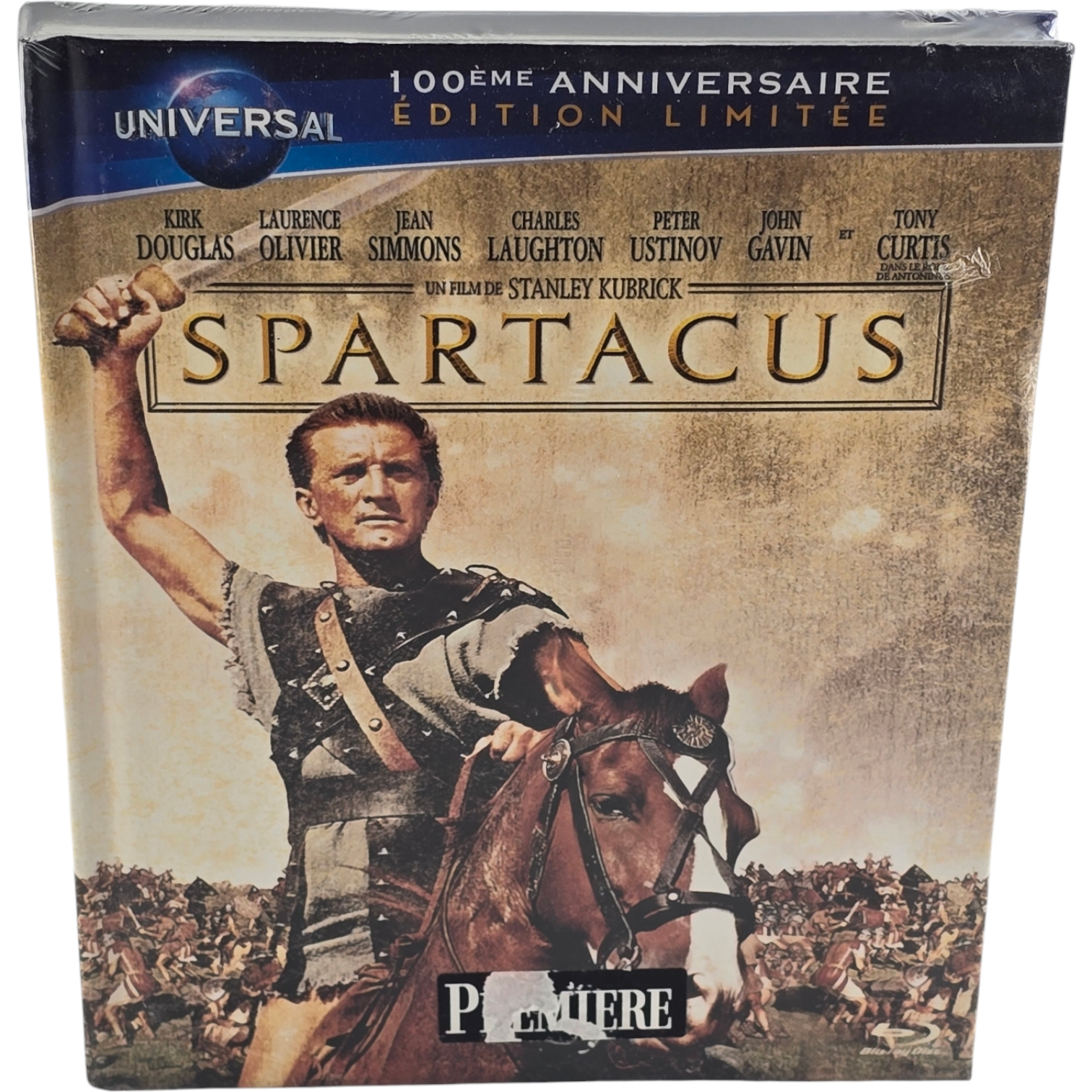 Spartacus Blu-Ray Digibook Edizione Limitata 100° Anniversario Universal Zona B