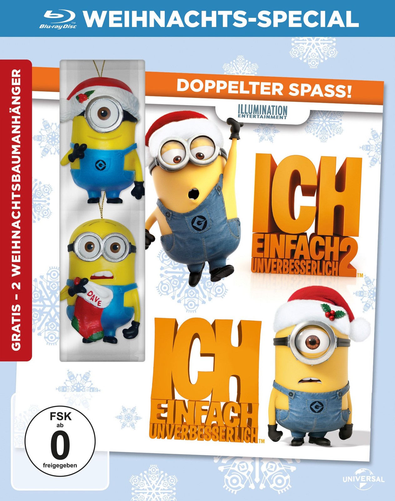 ICH-EINFACH UNVERBESSERLICH 1 & 2-SPECIAL EDIT - (GERMAN (Blu-ray) Carell Steve