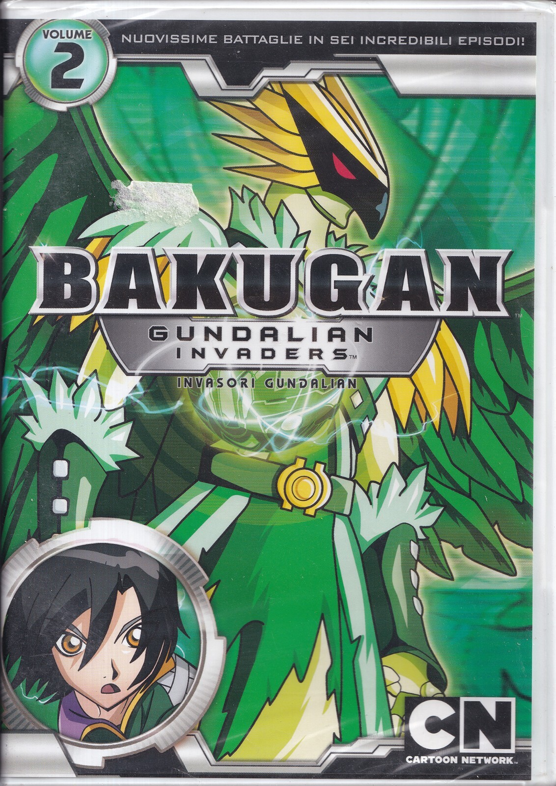 BAKUGAN Gundalian Invaders Volume 2 Dvd ::: SIGILLATO ::: WARNER BROS