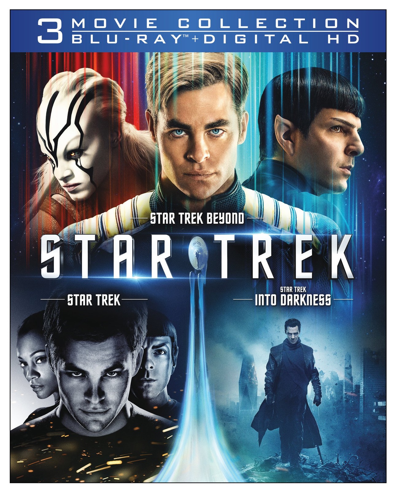 Star Trek Trilogy Collection (Blu-ray) Chris Pine Anton Yelchin John Cho