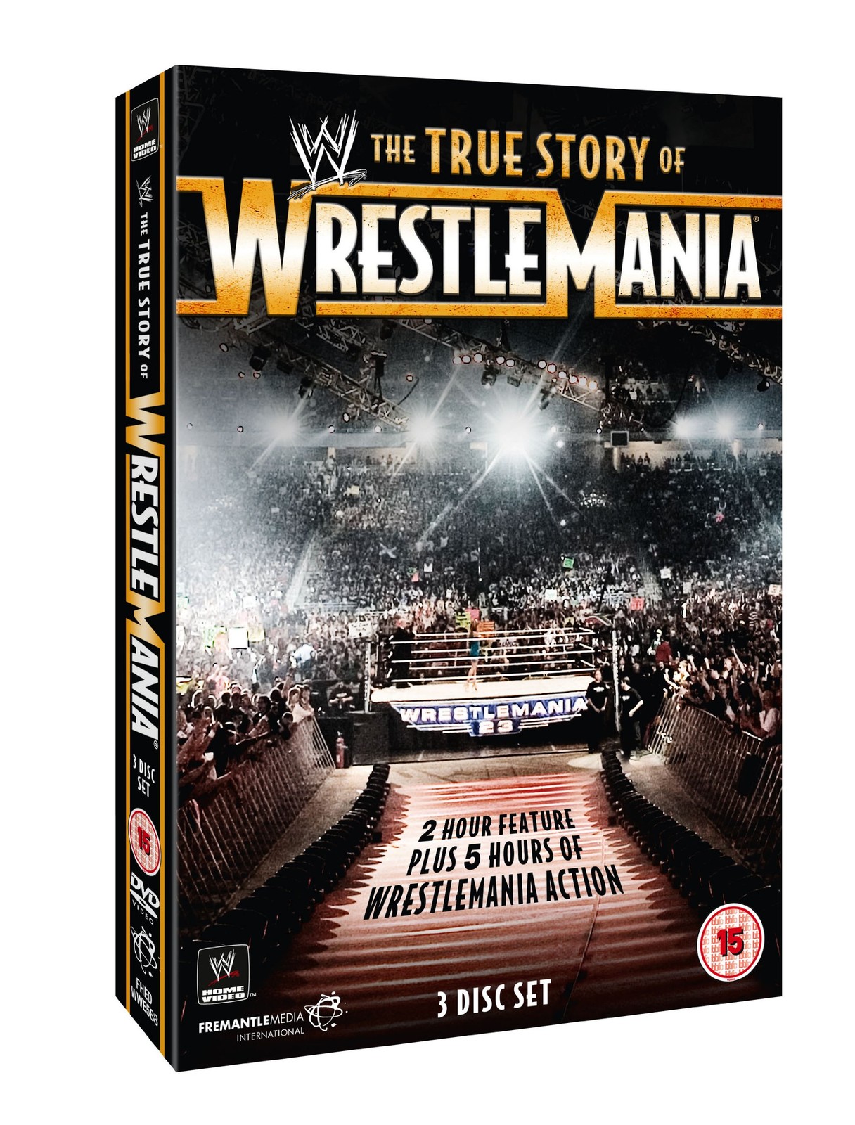 WWE: The True Story Of Wrestlemania (DVD) Dwayne The Rock Johnson Hulk Hogan